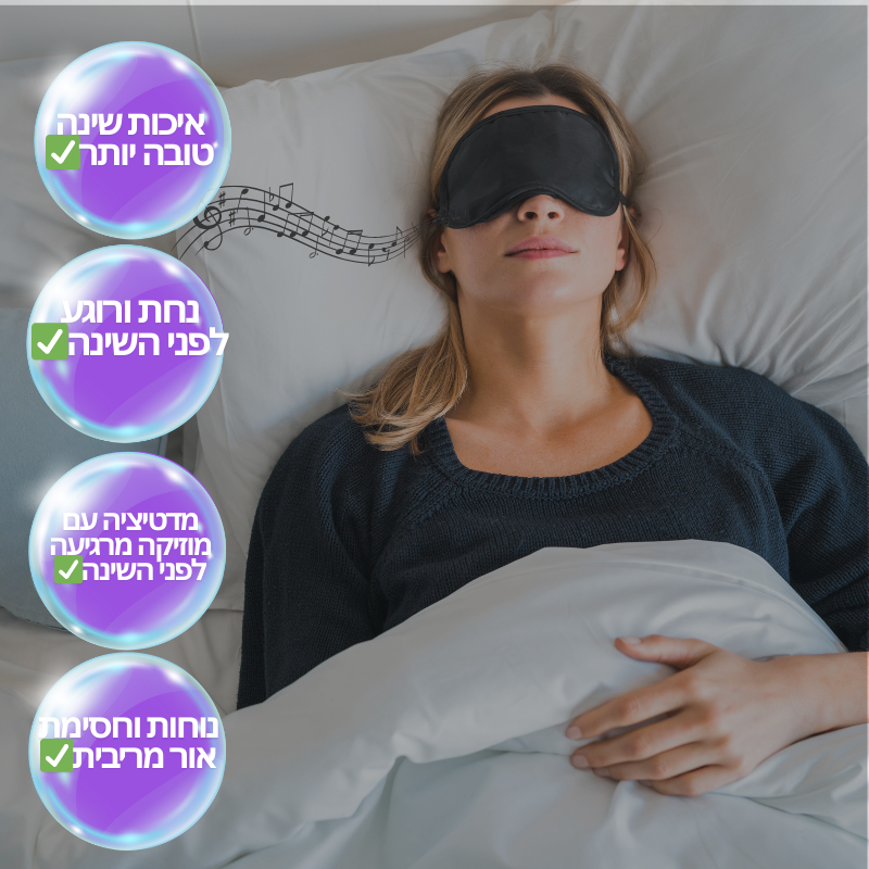 LunifyDREAM™- מסכת שינה עם רמקולים