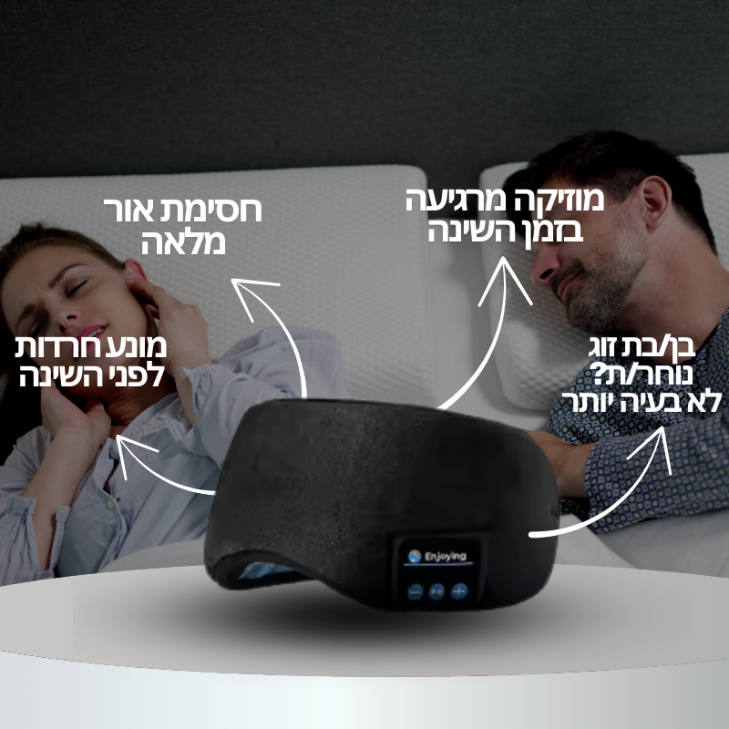 ™LunifyDREAM - מסכת שינה עם רמקולים